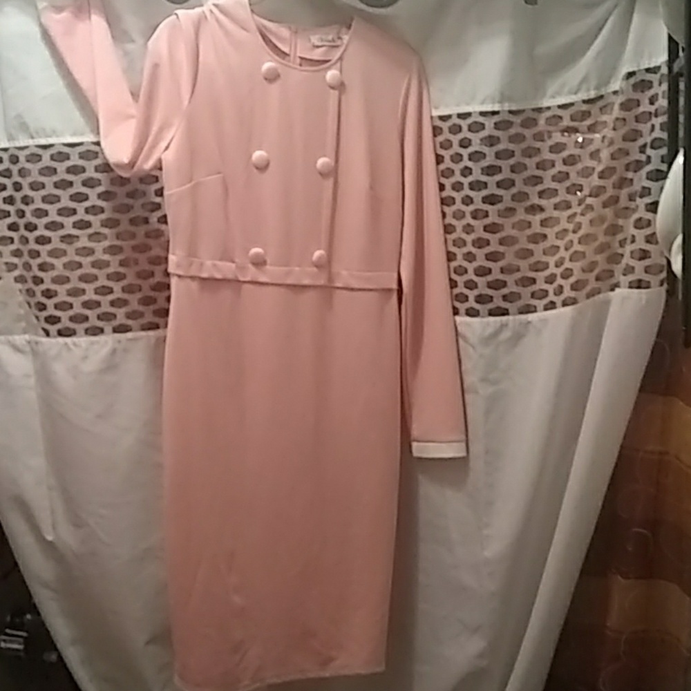 Ladies vintage dress light pinkish